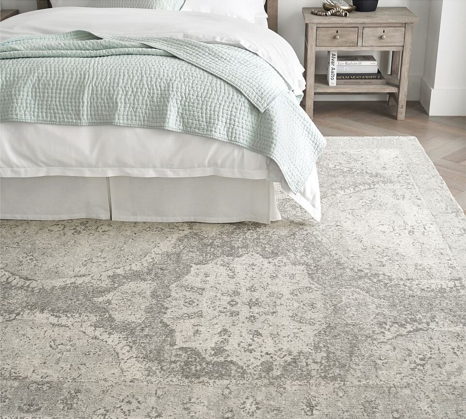 Barret Printed Wool Rug Pottery Barn Australia